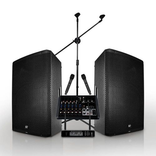 Kit musico 2 sp15 advanced + mezcladora + micrófono alienpro