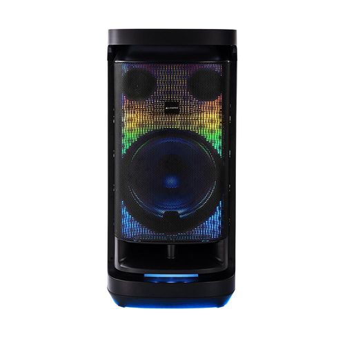Bocina woofer 12" portátil alienpro ap-600 tws rgb 130w rms