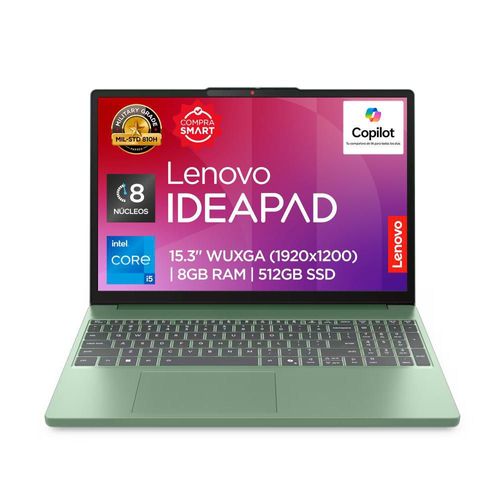 Laptop Lenovo Ideapad Slim 3 15IRH10 15.3" WUXGA Intel Core i5 8GB RAM 512GB SSD