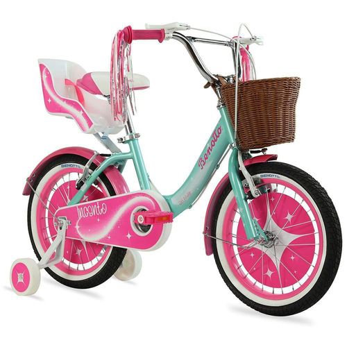 Bicicleta Infantil Benotto Incanto R16 1V Aqua