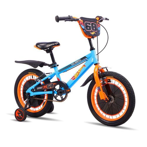 Bicicleta Infantil Benotto Hot Wheels R16 1V Azul