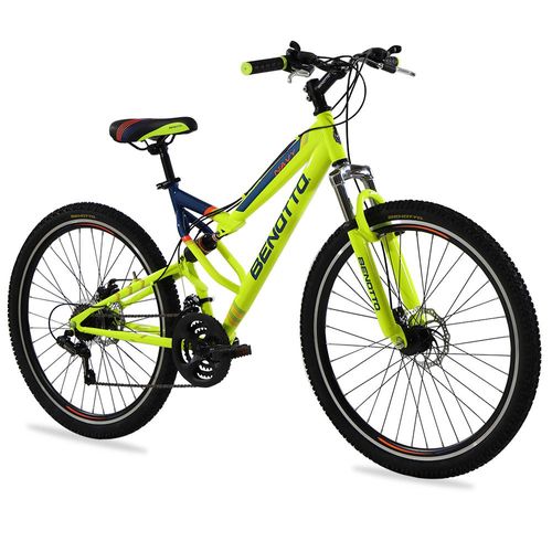 Bicicleta de Montaña Benotto Navi R27.5 21V Amarillo Neón