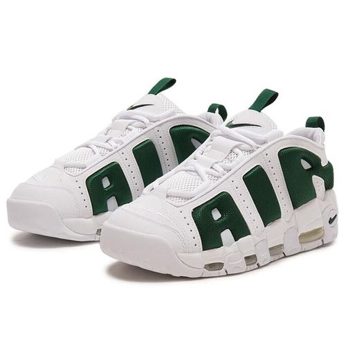 Tenis Nike Air More Uptempo Blanco Verde Para Hombre