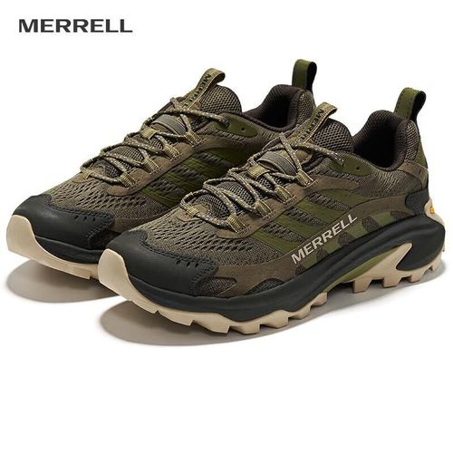 Tenis Merrell Moab Speed 2 Trail Running Corte Bajo Café Para Hombre