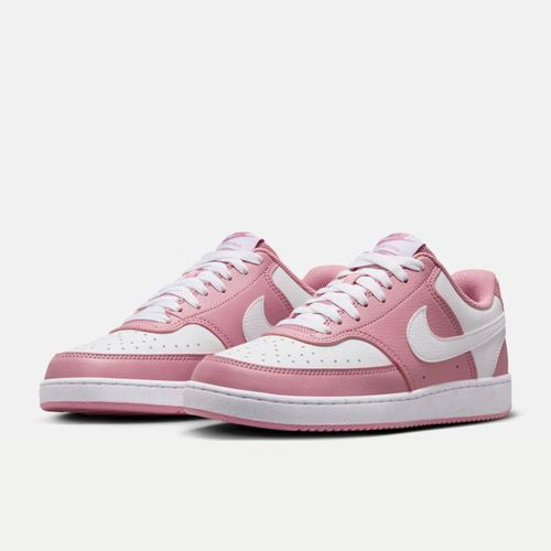 Tenis Nike Court Vision Lo Rosa Blanco