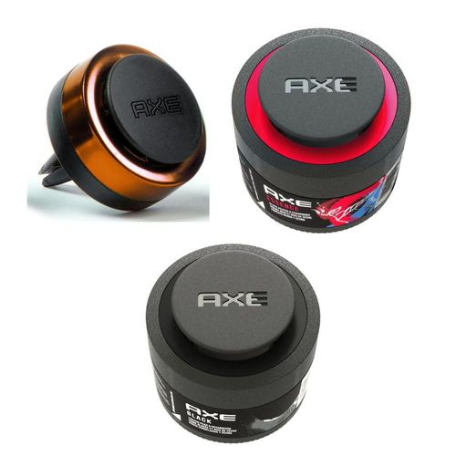 Set 3 aromatizantes coche casa axe varios olores