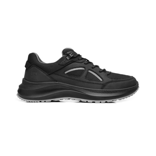Tenis flexi country negro hombre sender