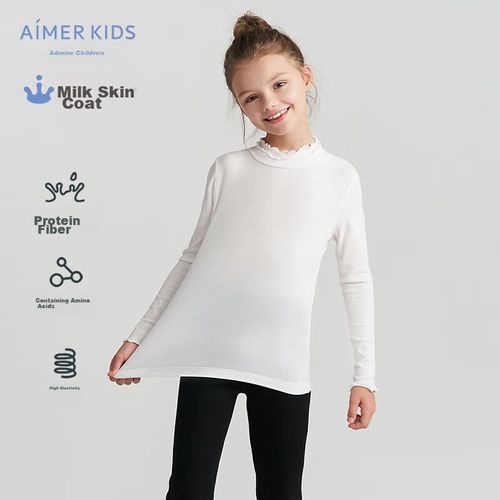 Playera Aimer Kids Blanca Para Niña