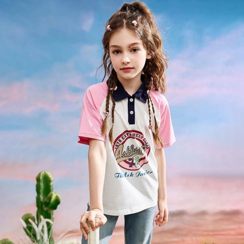 Playera Ask Junior Rosa Para Niña
