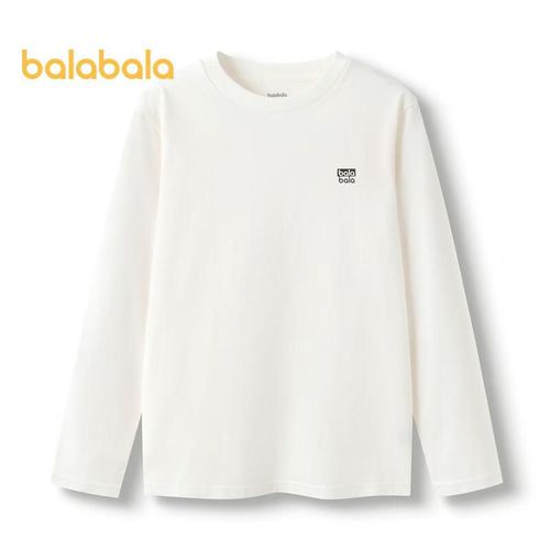 Playera Balabala Manga larga Blanca Para Niña
