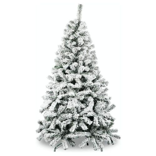 Árbol Artificial Navideño 1.90m Nevado Incluye Soporte