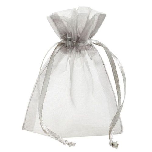 Costalitos de Organza de Regalo MXPHB-007 PouchyGray Costalitos de Organza de Regalo