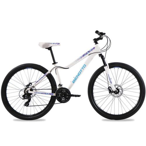 Bicicleta benotto montaña lhotse r27.5 24v mujer aluminio dd. blanco