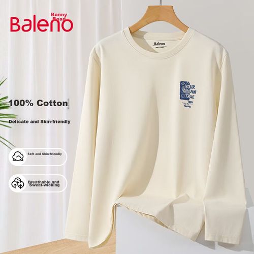 Playera Manga Larga Baleno Beige Para Hombre
