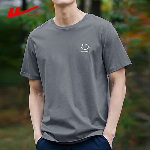 Playera Warrior Gris Para Hombre