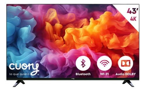 Smart Tv Pantalla 43 Pulgadas Cuory Android Tv 4k Qled Hdmi
