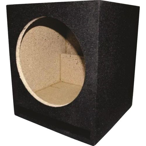 Cajón acústico sencillo para woofer 12 aglomerado negro