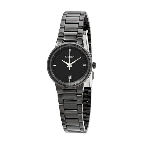 Reloj Citizen Eu6017-54e Mujer Acero Inoxidable Negro