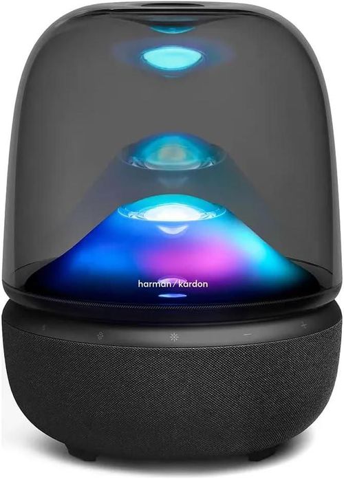 Bocina Harman Kardon Aura Studio 5 Bluetooth Sonido 360° Premium Color Negro