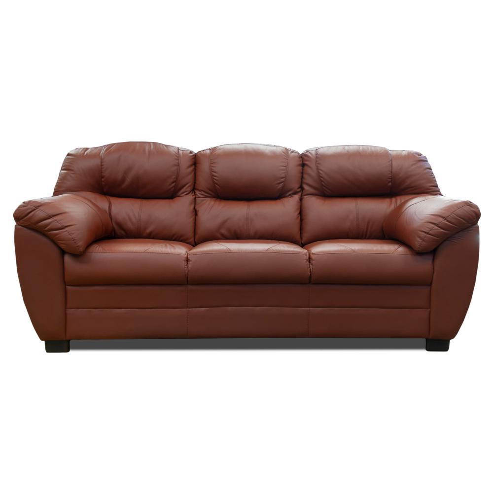 Sala de Piel Genuina Toscana Sofa y Love Seat
