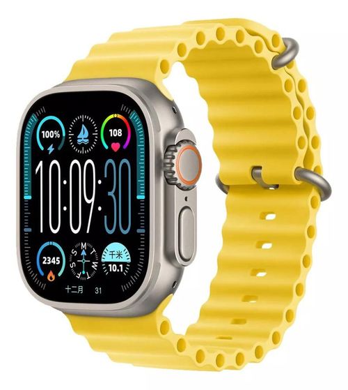 Reloj Smart watch Hk9 Ultra 2 Chat 2gb Amoled Hd AMARILLO