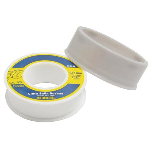 Cinta Teflón para Conexiones MXPPE-001 PipeTape Cinta Teflón para Instalaciones