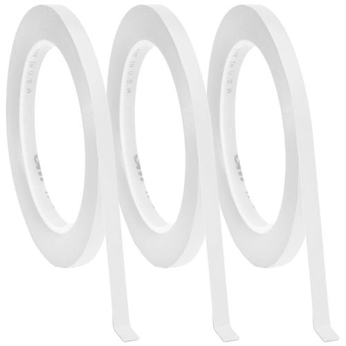 Vinil blanco adhesivo 3 mm MXVTI-003 VyniTapeWhite3 Cinta blanca vinil flexible