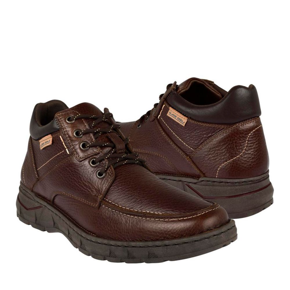 BOTINES HOMBRE LOBO SOLO 9098 PIEL CAFÉ