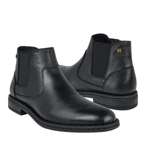 BOTINES HOMBRE LOBO SOLO 7952 PIEL NEGRO