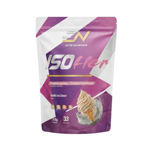 Elite Proteina Isolate 1kg Suero de Leche Polvo Masa Muscular Gym