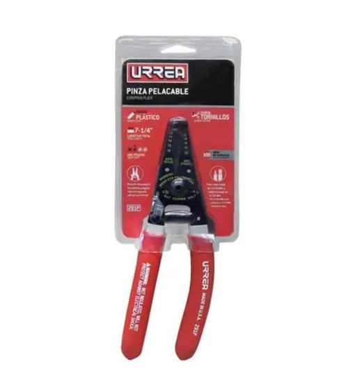 Pinza pelacable con mango air cushion 10-18 AWG ergonómica de 7-1/4"