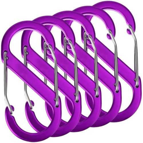 Mosquetones Dobles MXTKE-005 TwinLockPurple Gancho Llavero