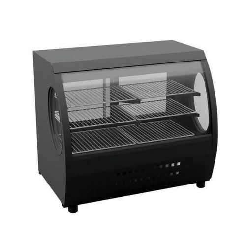 Vitrina Refrigerada de Cristal Curvo – Criotec VCC-120 negra