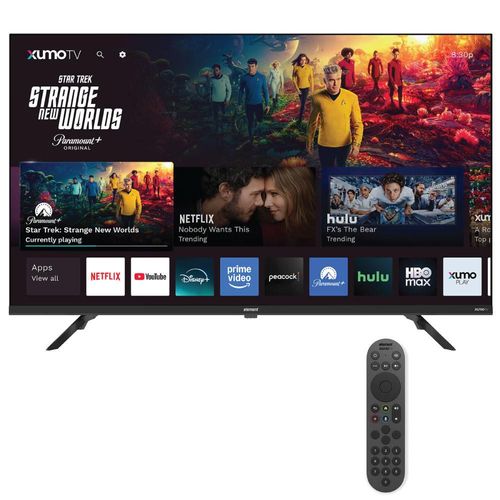 Pantalla 43" 4K UHD Element Xumo Tv diseño sin bordes REACONDICIONADO