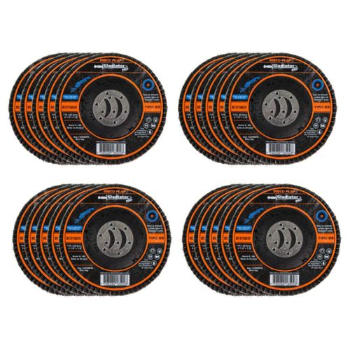 Discos Flap Óxido de Zirconio Gladiator DFZ811560/29 Grano 60 20 Piezas