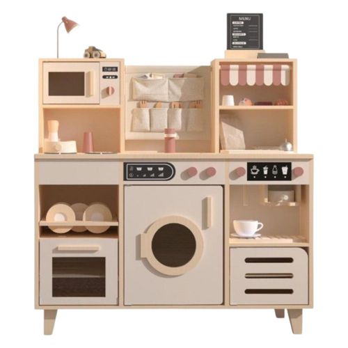 Cocinita De Madera Baby Kaori Juguete Para Niñas Accesorios