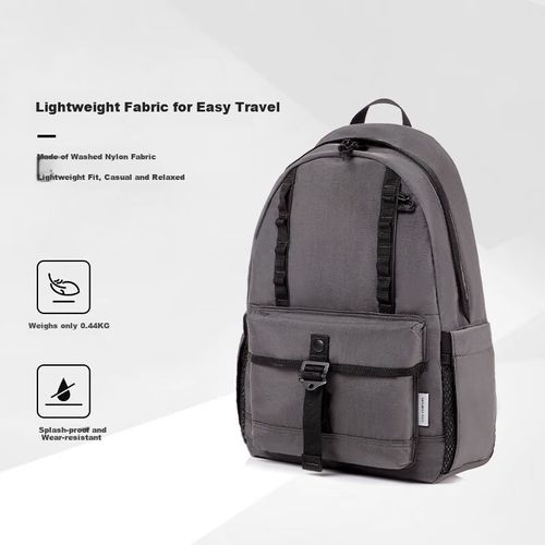 Mochila deportiva Samsonite nylon Gris Hombre