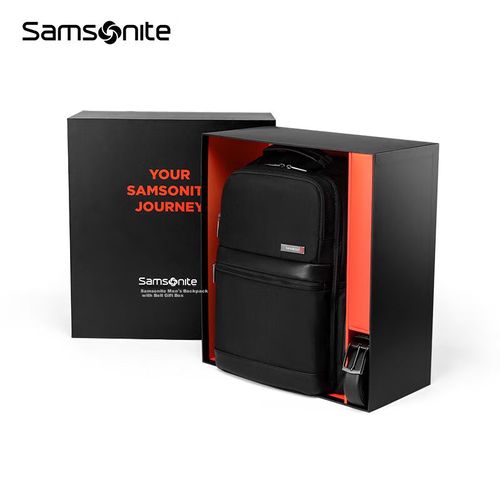 Mochila para laptop Samsonite Cuero vacuno Negro