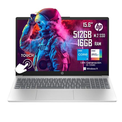 Laptop HP 15-FD154WM Touch Core i5-1334U 512GB SSD 16GB RAM Windows 11