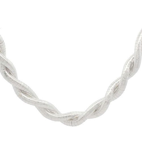 Collar Corbatín ajustable Plateado Chapa de Oro Horoz EH548