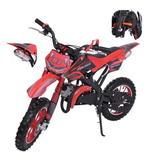 Moto Cross Para Niño Skr1000 Starkids De Gasolina 2 Tiempos Roja