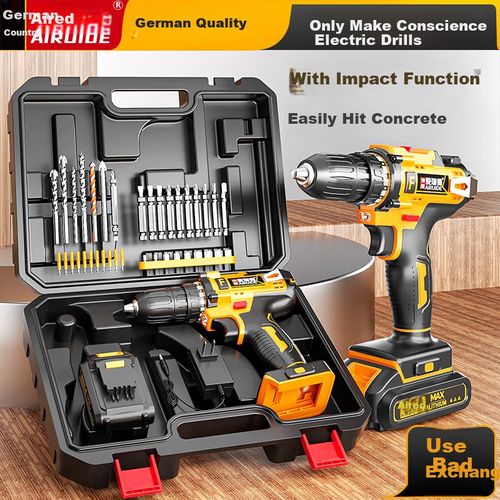 Taladro Eléctrico Erid Impacto Recargable Batería Litio