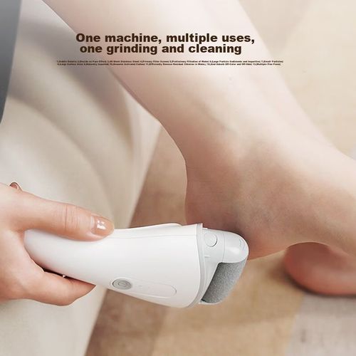 Lima eléctrica para pies JZFT01-1 Blanco