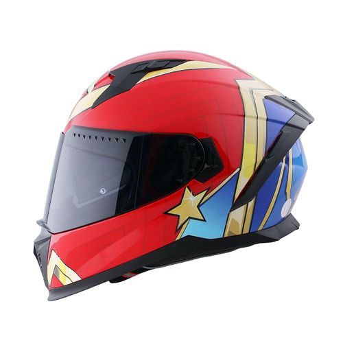 Casco Moto Integral DC COMICS Wonder Woman Certificado DOT y ECE 2206 S