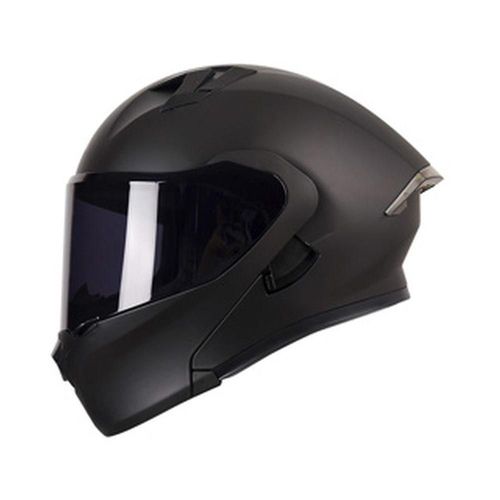 Casco Roda Rush Negro Mate Logo Rojo Mica Humo Abatible Svs XXL