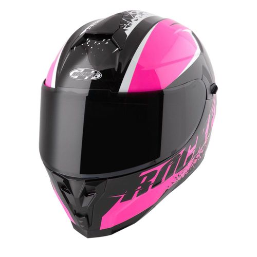Casco Cerrado RKT 200 Blaster Rosa + Mica Polarizada