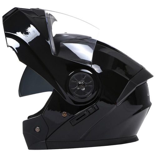 Casco Diseño Comodo BLDShineBlack MXBLN-001 Seguridad Motocicleta