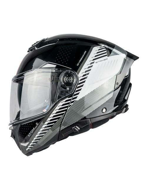 Casco Mt Helmets Atom 2 Striker B0 Ece2206 Abatible Moto