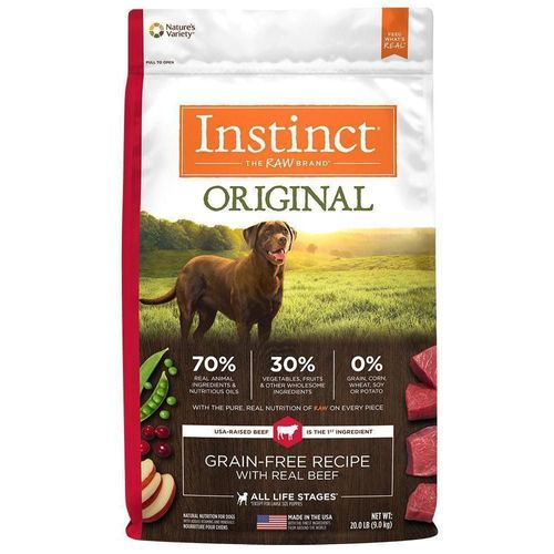 Croquetas para perro instinct res 9 kg
