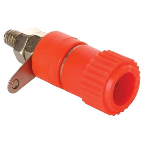 Conector Hembra Jack Borne 10 Amperes P/ Chasis Rojo Steren 250-572R